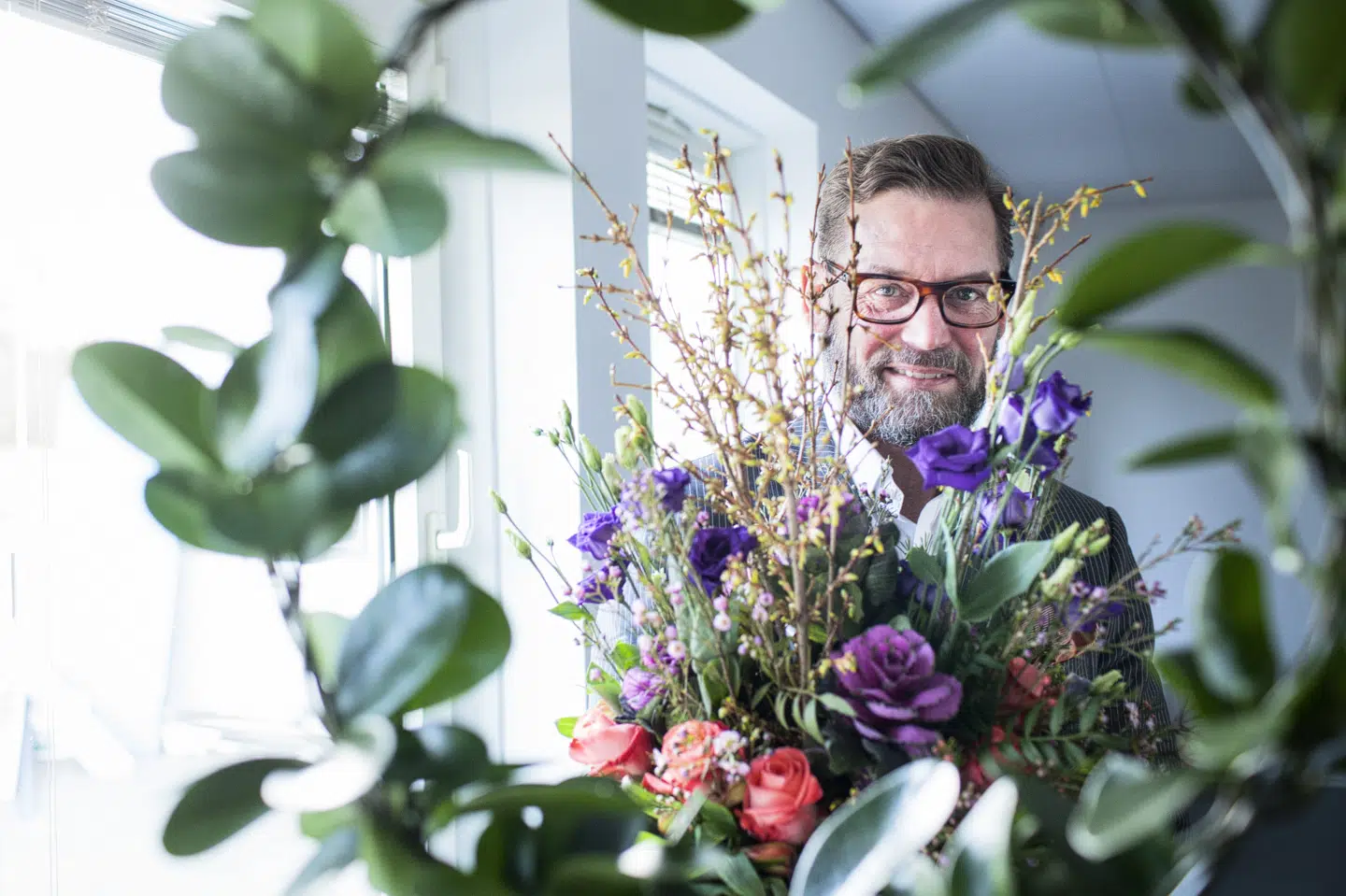 Ifølge Søren Flemming Larsen, administrerende direktør i Interflora, er mors dag den travleste dag på året for blomsterkæden. (Arkivfoto) David Leth Williams/Ritzau Scanpix
