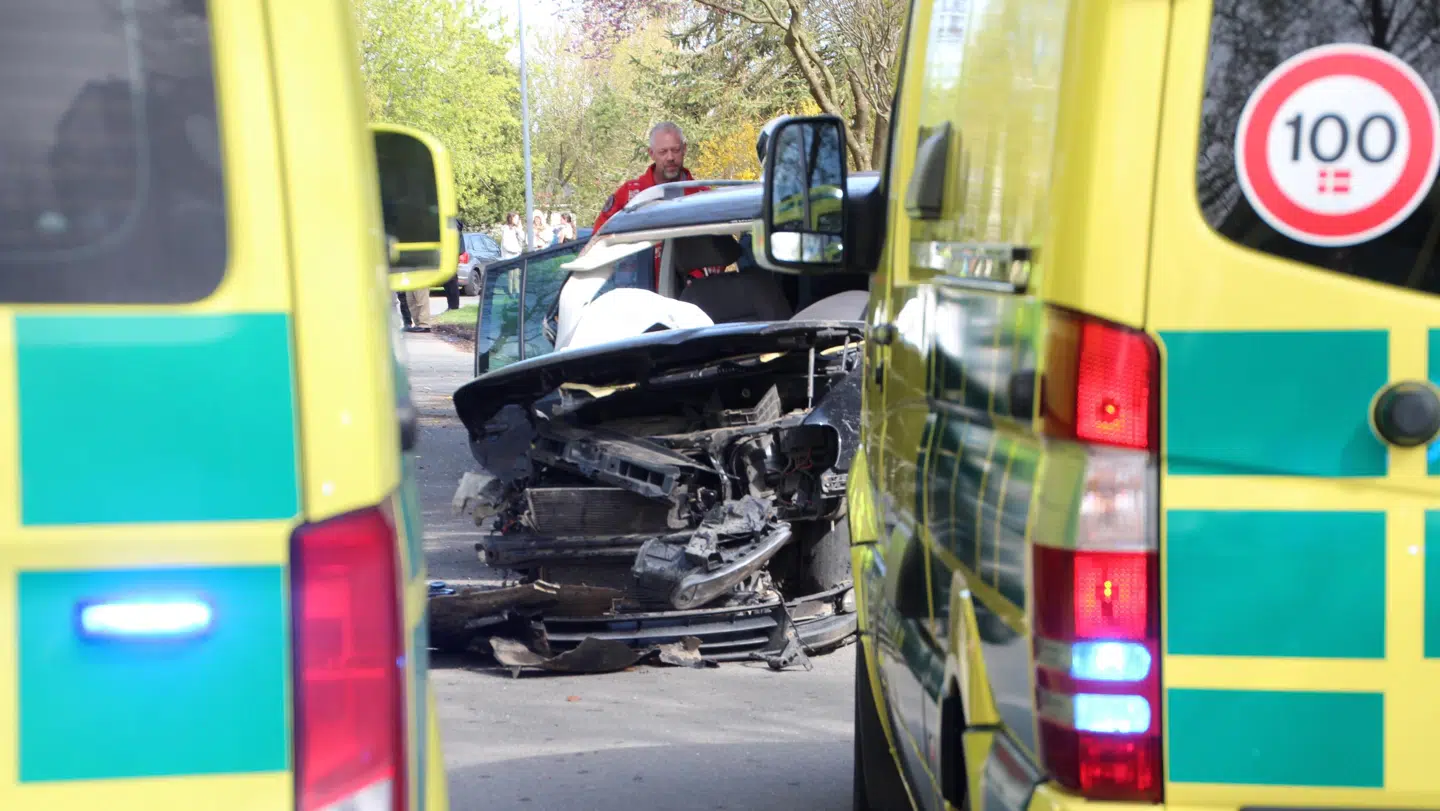 Soloulykke i Skælskør lørdag klokken 16