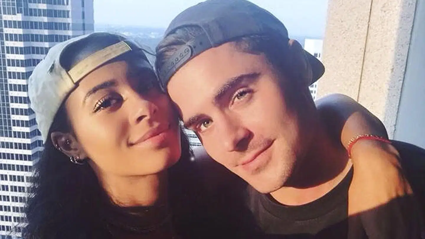 Zac Efron og Sami Miro, som han dannede par med i to år.