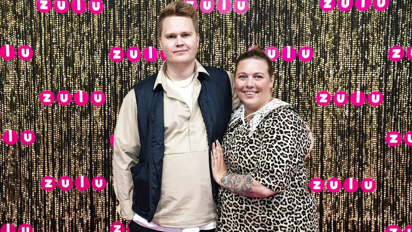 Lasse Madsen og Ane Høgsberg til Zulu Awards. De blev sidste år forældre til en lille dreng.