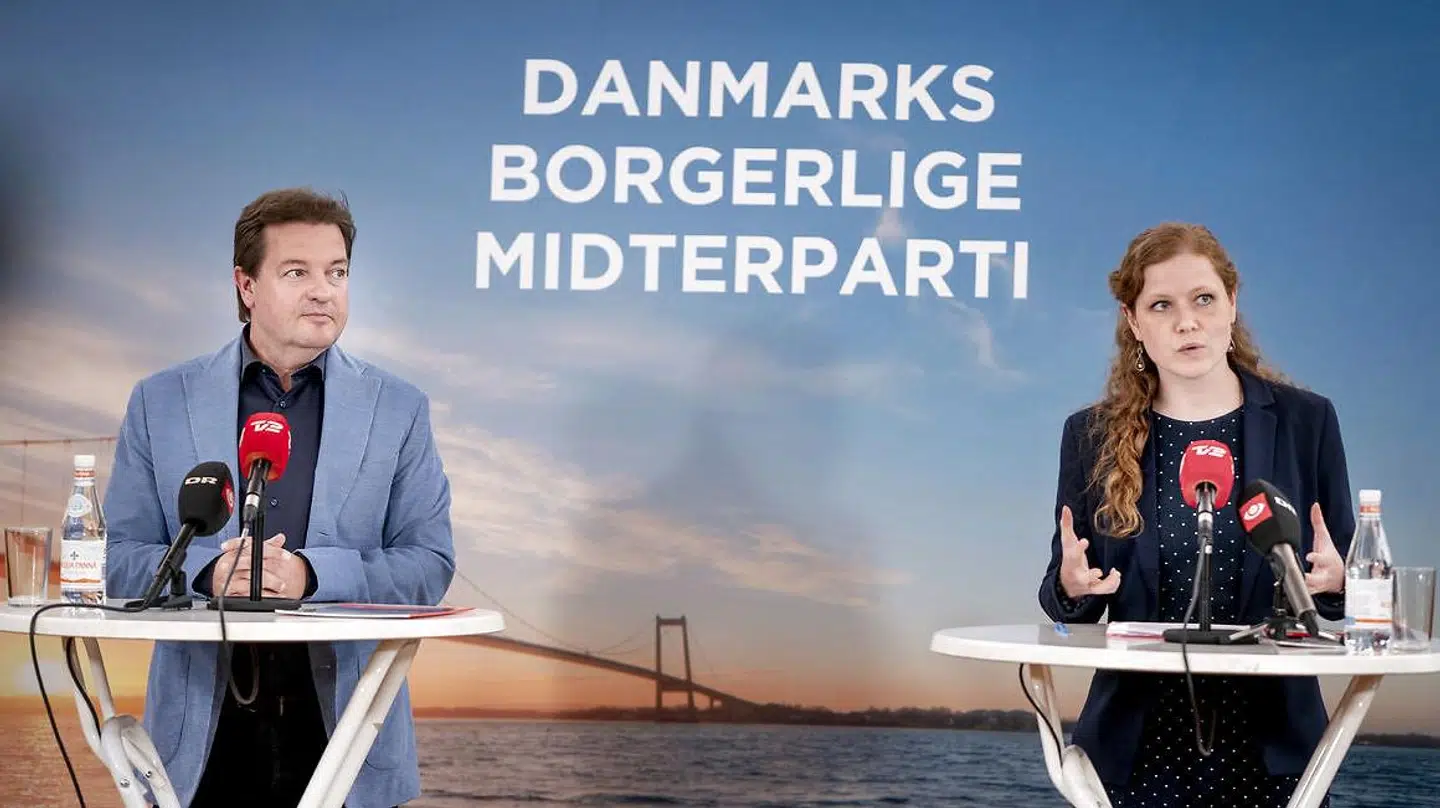 Partiformand Isabella Arendt og folketingsmedlem Jens Rohde fra Kristendemokraterne.