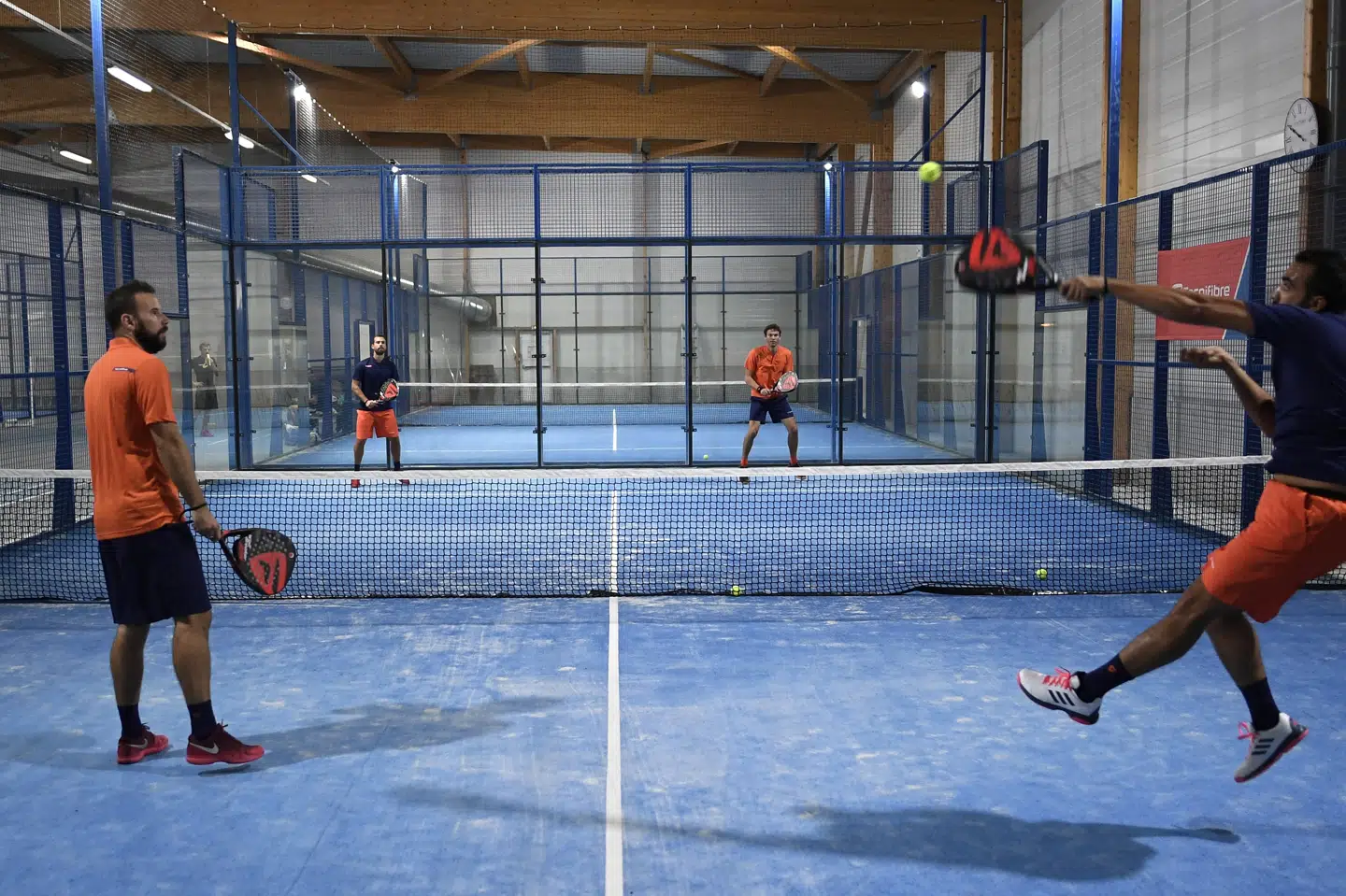 Padel er på hastig fremmarch i Danmark, og nu kommer World Padel Tour til landet. (Arkivfoto) Stephane De Sakutin/Ritzau Scanpix