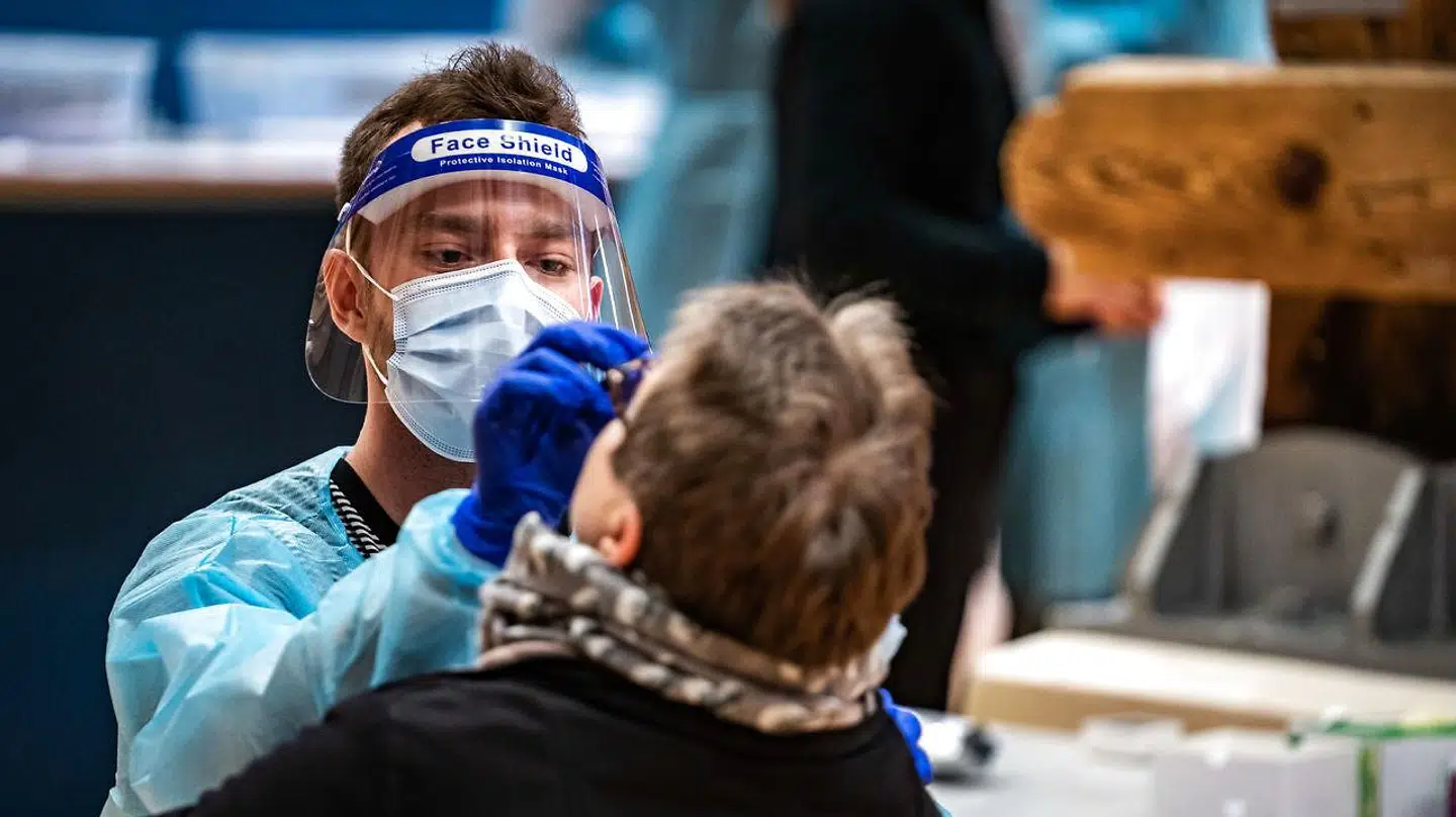 (ARKIV) Testcenter i Østerbrohuset, i Aarhusgade.