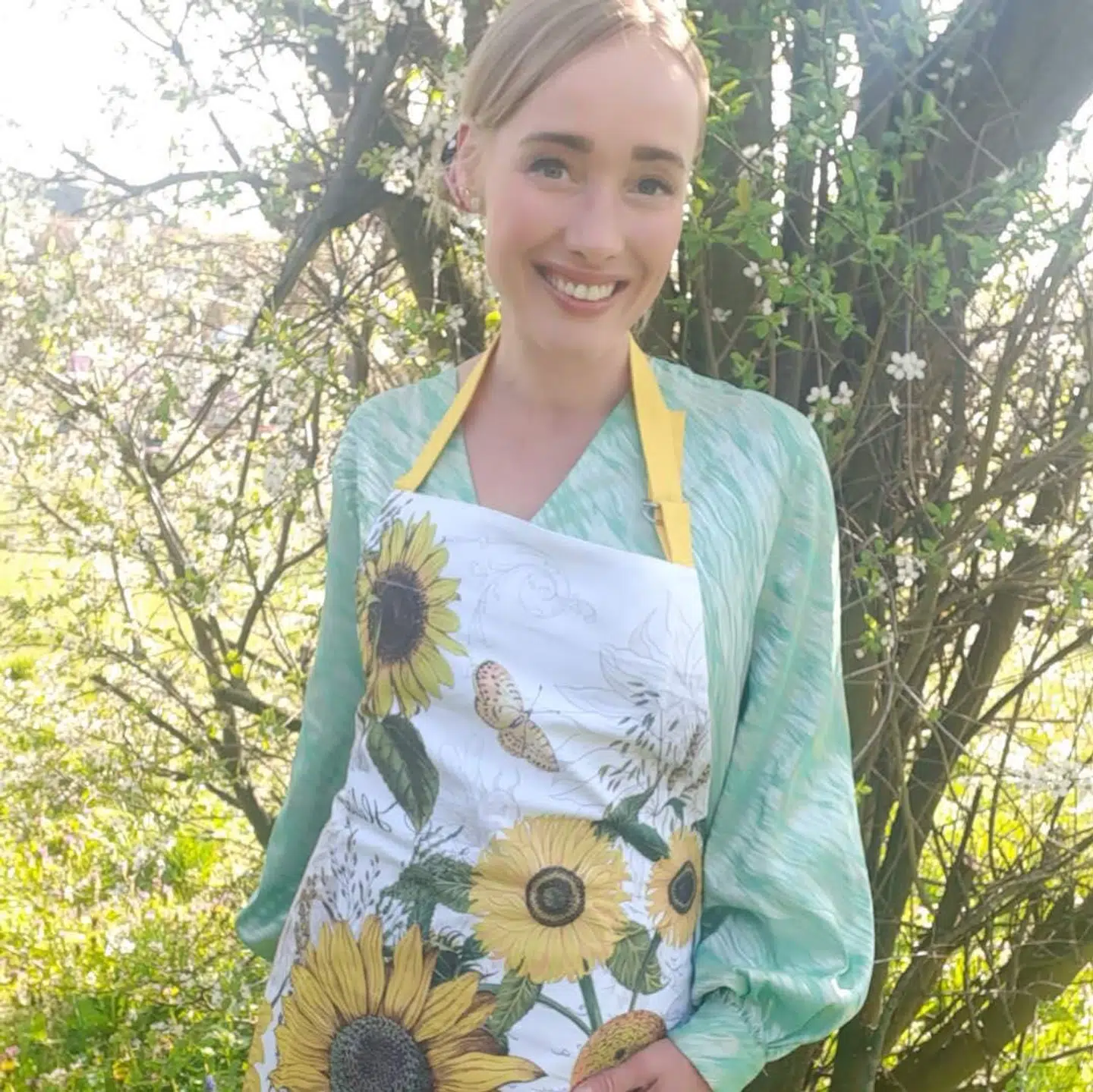Lena Thorsson i sine kommende arbejdsklæder
