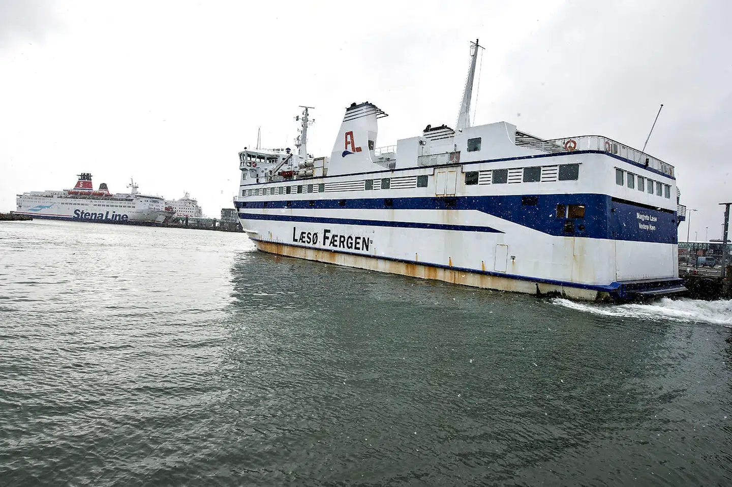 Færgeturen mellem Læsø og Frederikshavn varer 90 minutter.