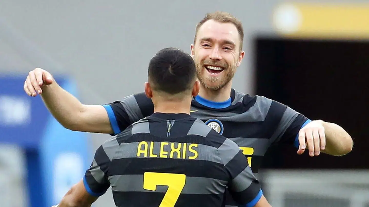 Christian Eriksen og de andre spillere i Inter bliver forgyldt.