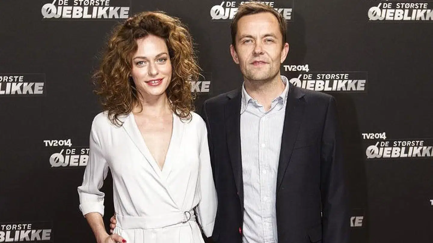Arkivfoto af Sarah Grünewald og hendes daværende ægtemand, Rasmus Backhaus.