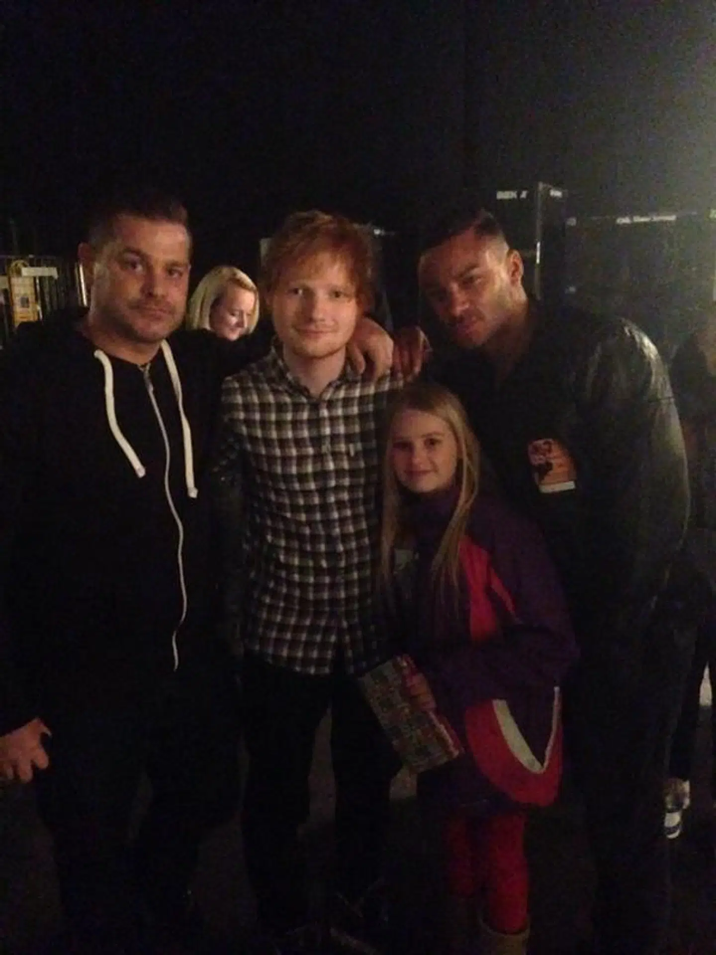Jethro Sheeran (tv.) med fætter Ed Sheeran.