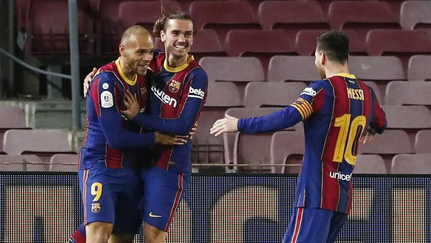 Braitwaite og resten af Barcelona-stjernerne kan muligvis ende i problemer, efter de i weekenden var til grillfest hos Lionel Messi.