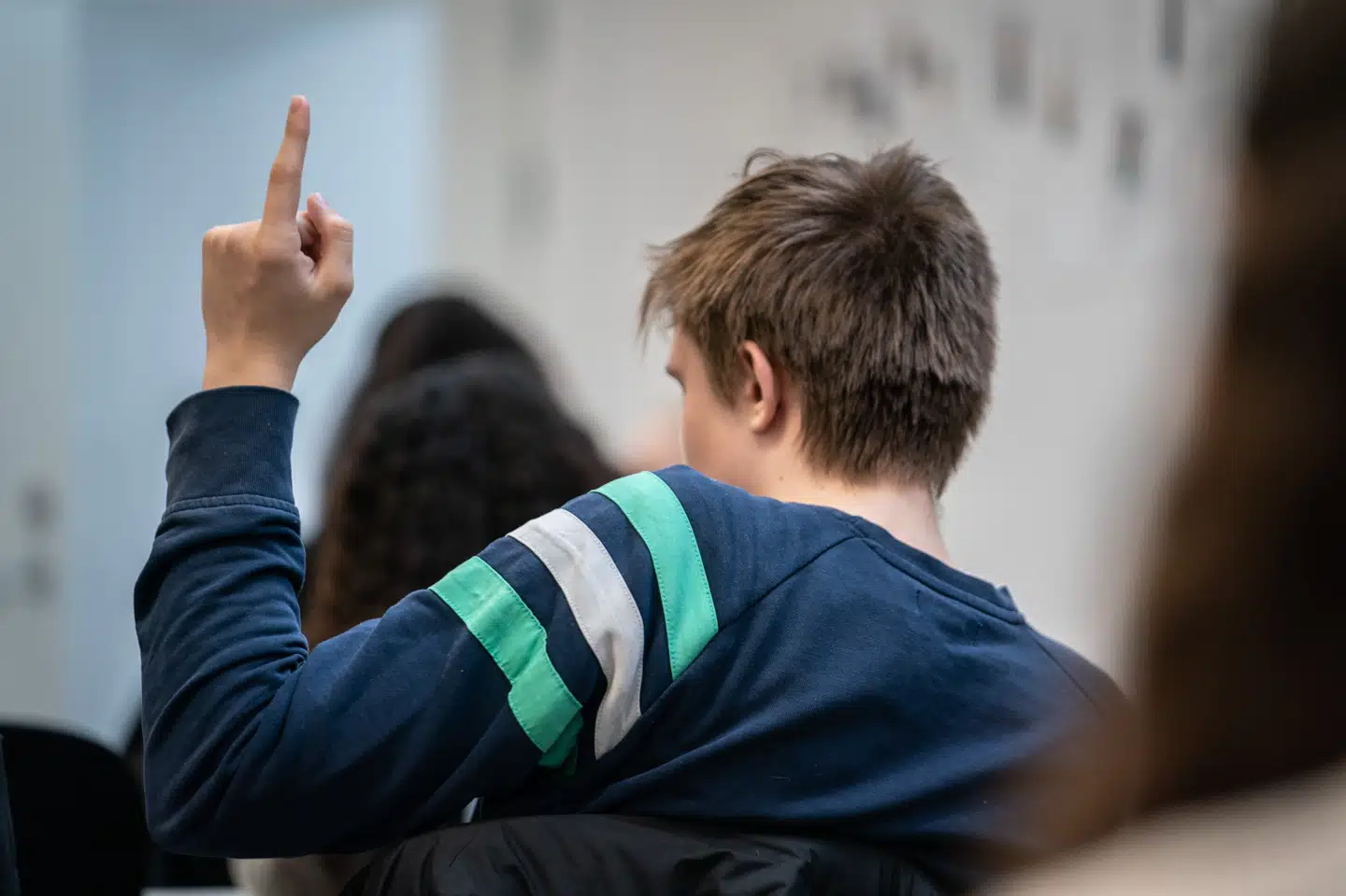 Der vil nu også være 100 procent fremmøde for 5.-8. klasse i grundskolen i hele landet. Emil Helms/Ritzau Scanpix