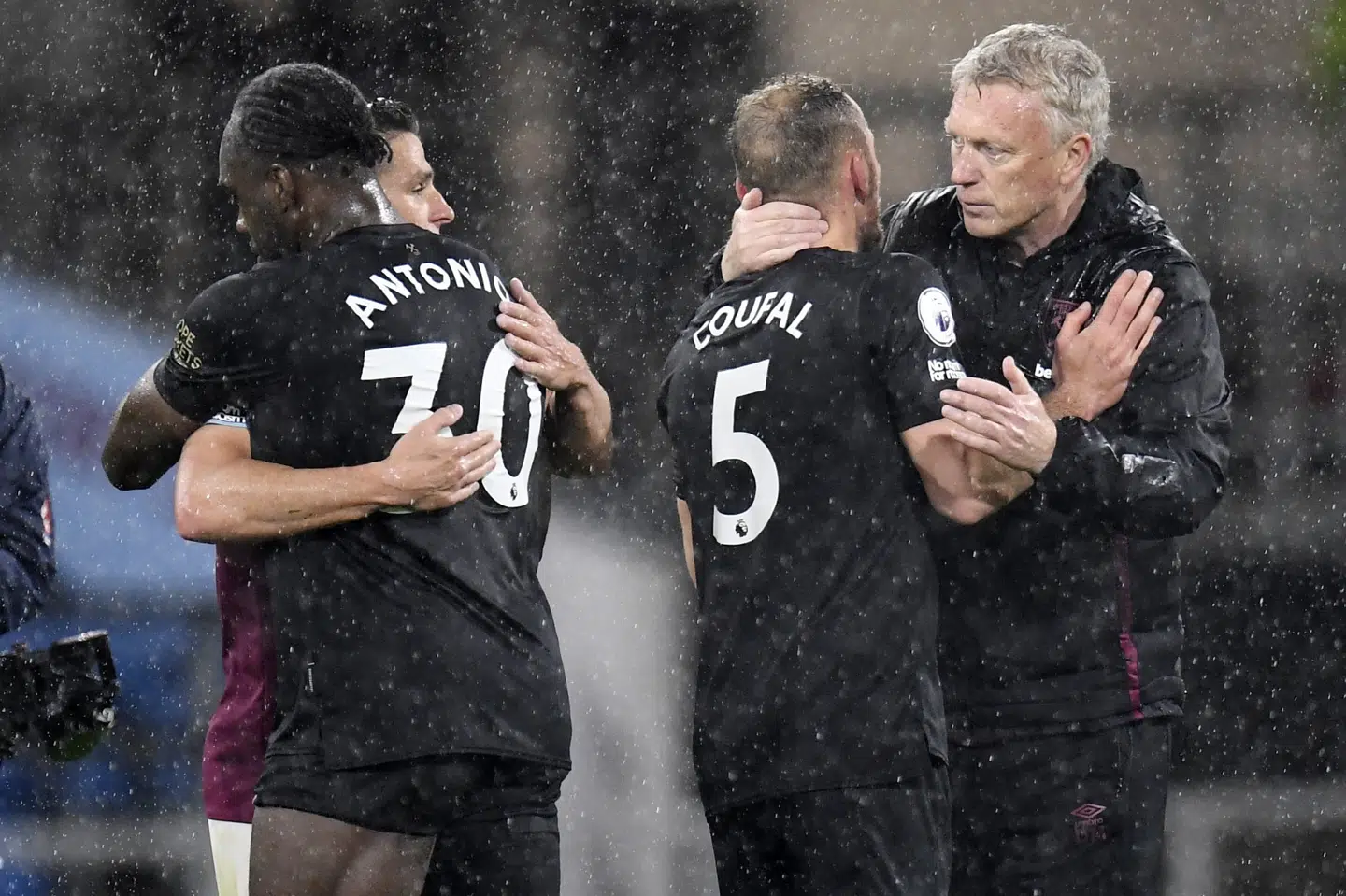 Lettelsen var stor i West Ham-lejren efter sejren over Burnley mandag aften. Peter Powell/Reuters