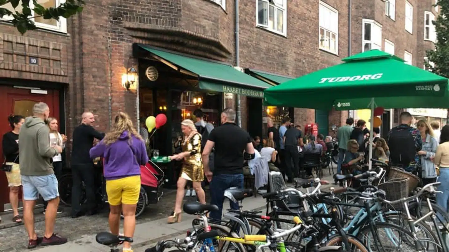 I weekenden har der været godt gang i Haabet Bodega Bar. Foto: Privat