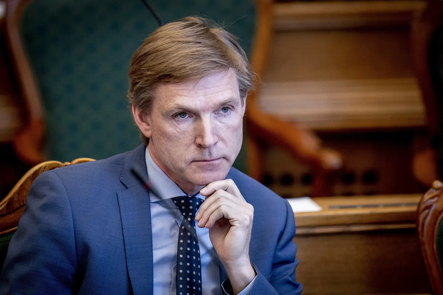 Dansk Folkepartis formand, Kristian Thulesen Dahl, mener, at regeringen nøler med genåbningen. (Arkivfoto) Liselotte Sabroe/Ritzau Scanpix