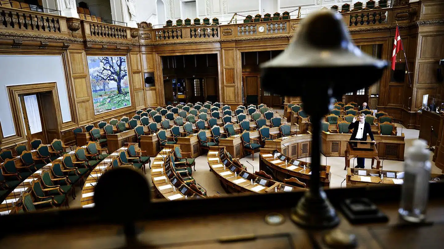 ARKIVFOTO af Folketingssalen på Christiansborg i København.