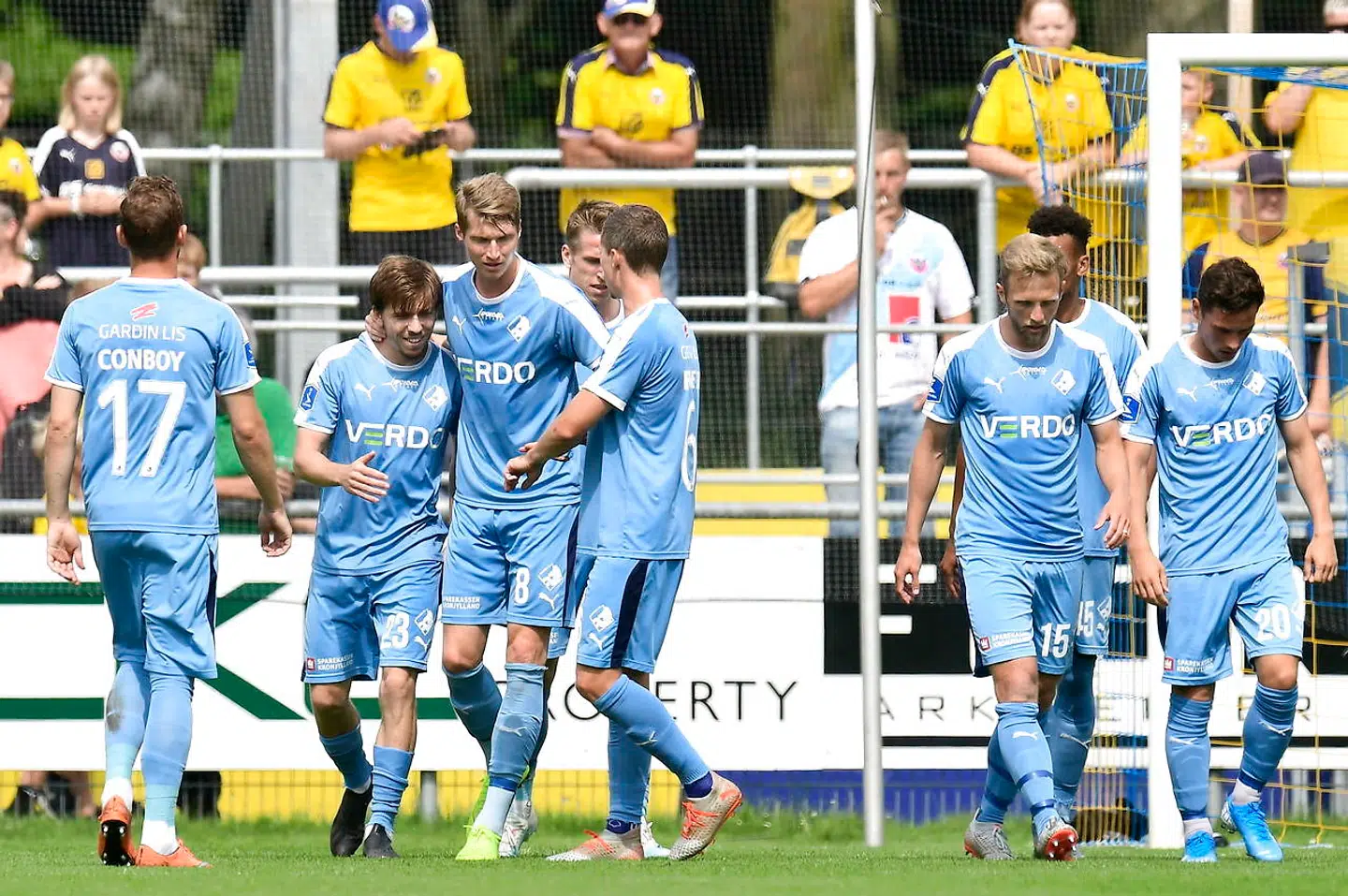 3F Superliga-kampen mellem Hobro IK og Randers FC på DS Arena i Hobro, 28. juli 2019.