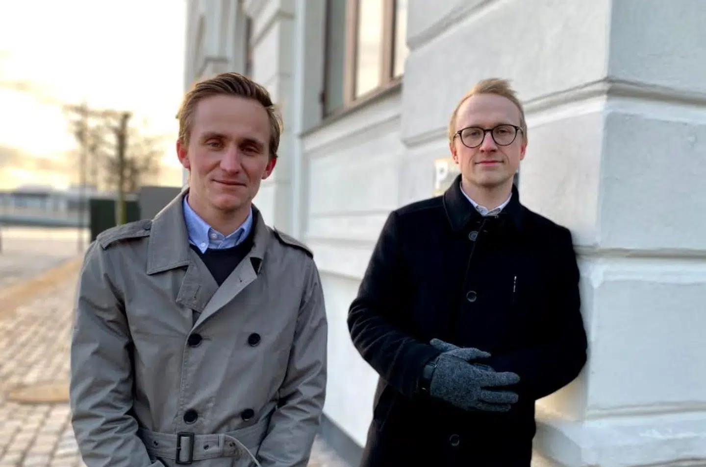 Aske Buemann (tv) og Danni Gregersen har gjort de til en forretning at hjælpe danskerne med at få fat i de skattefradrag, de er berettigede til.