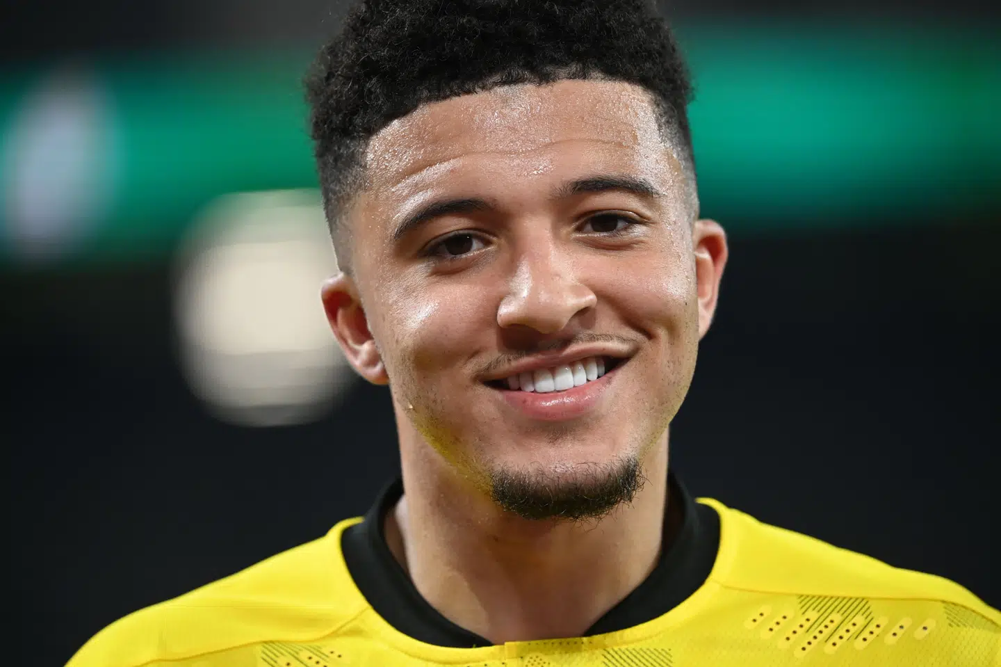 Den 21-årige englænder Jadon Sancho har udviklet sig til en af Borussia Dortmunds største profiler, siden han skiftede til klubben i 2017. Ina Fassbender/Reuters