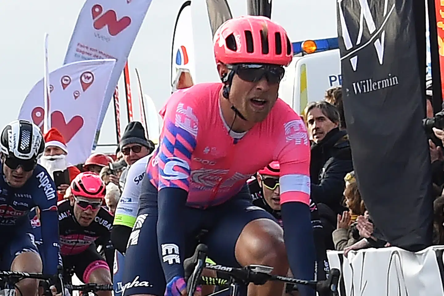 Magnus Cort vandt i marts en etape i Paris-Nice. Lørdag var han tæt på igen i Romandiet Rundt, men det blev ikke til nogen triumf for den 28-årige dansker, da kræfterne slap op. (Arkivfoto). Sylvain Thomas/Ritzau Scanpix