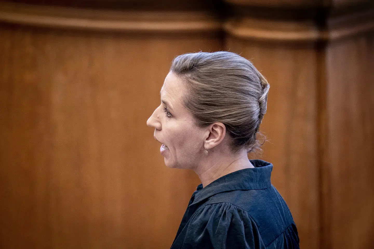 Nordjyllands Politi har anholdt en 47-årig mand, som sigtes for at have fremsat trusler mod statsminister Mette Frederiksen (S). Truslerne skal være fremsat over telefon. (Arkivfoto) Liselotte Sabroe/Ritzau Scanpix