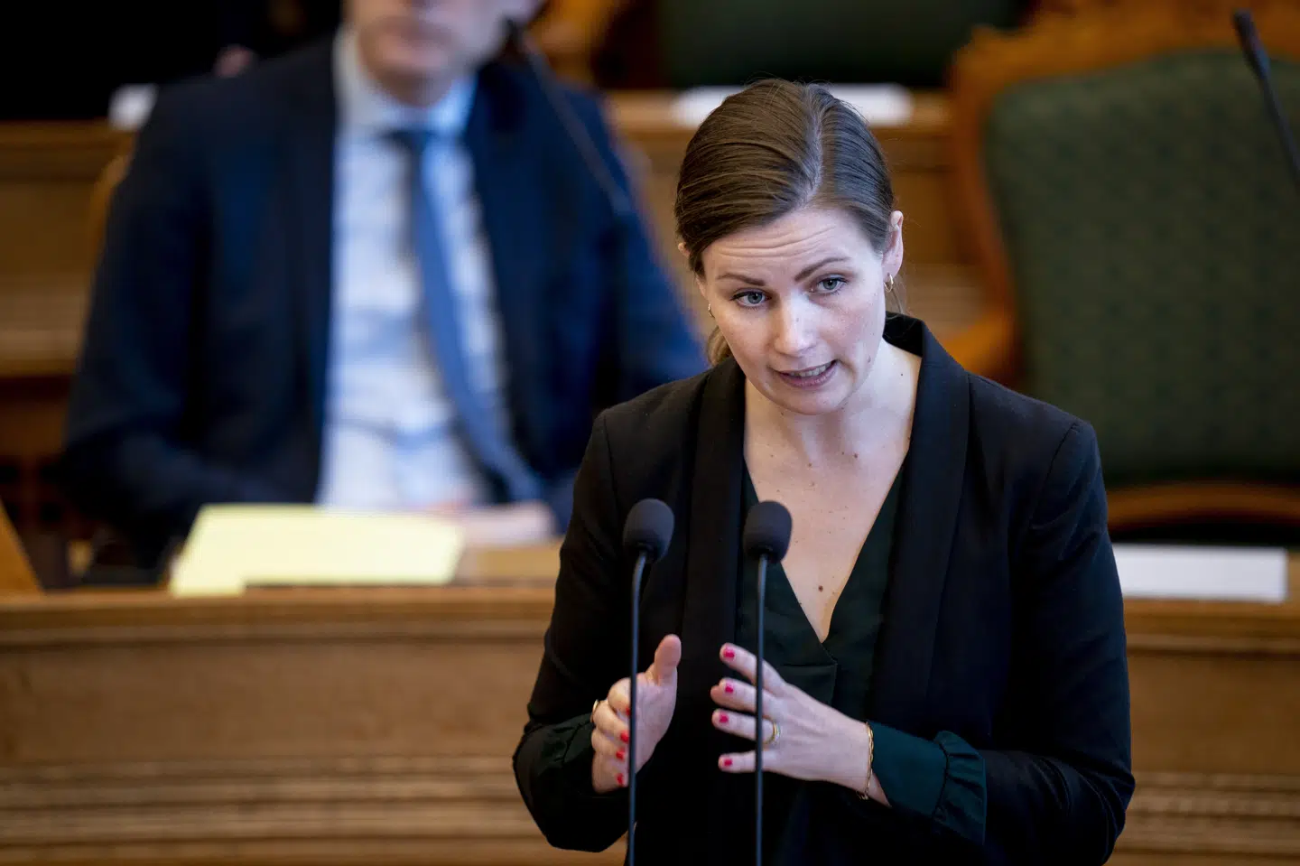 Enhedslistens politiske ordfører, Mai Villadsen, mener, at der mangler en samlet plan for grøn jobskabelse. Hun opfordrer regeringen til at indkalde til forhandlinger om at lave en plan, som sikrer klimahandling og tryghed for lønmodtagerne fremadrettet. (Arkivfoto) Liselotte Sabroe/Ritzau Scanpix