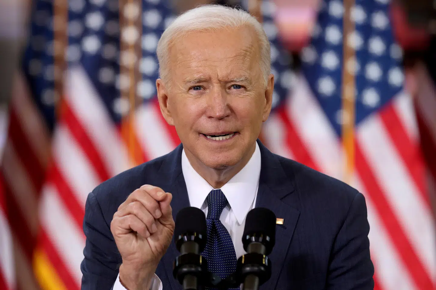 Joe Biden har torsdag siddet i præsidentembedet i USA i 100 dage. (Arkivfoto) Jonathan Ernst/Reuters