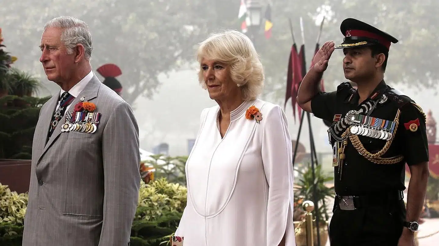 I 2017 var Charles i Indien med sin kone, Camilla.