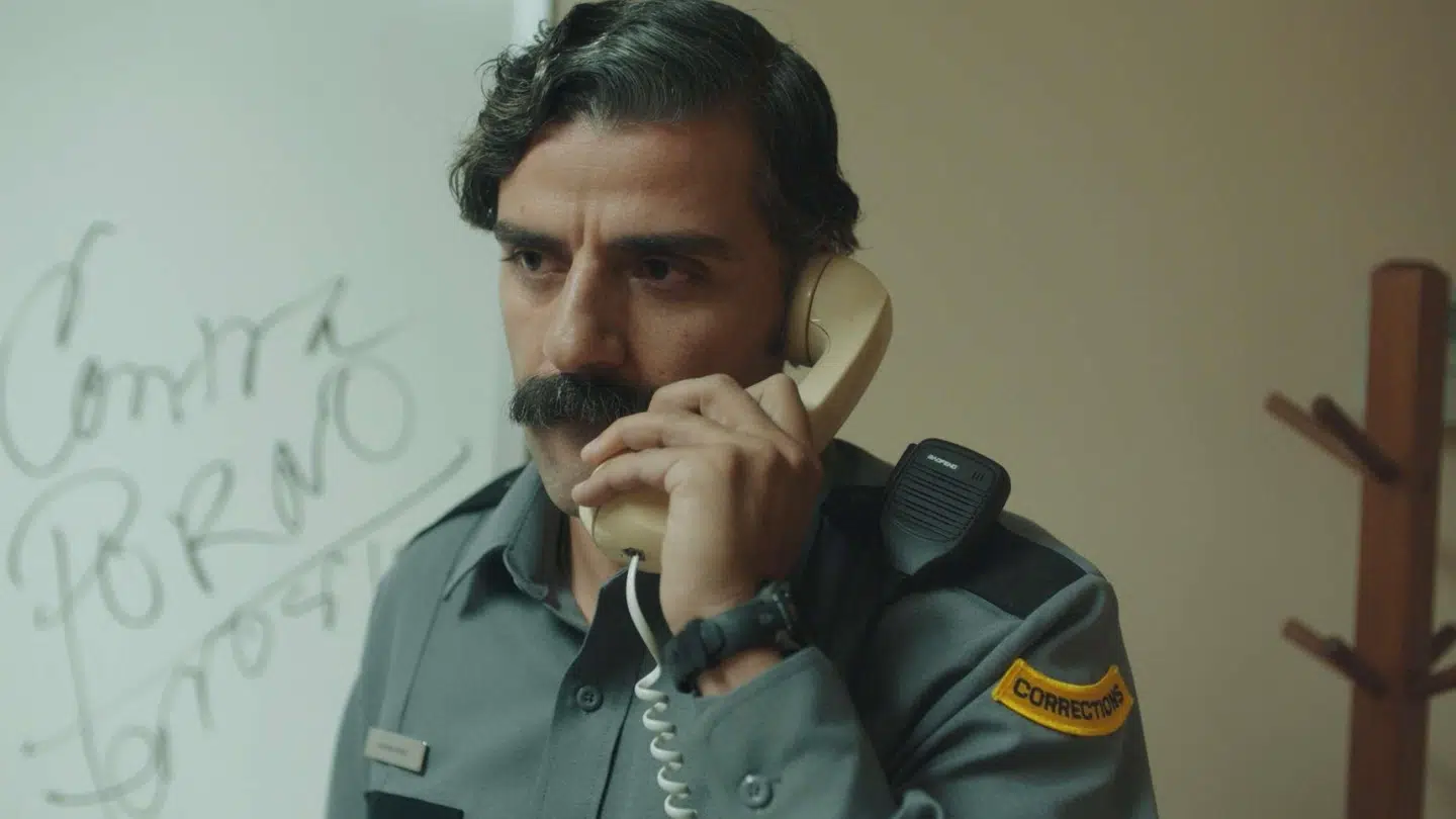 Oscar Isaac spiller i 'The Letter Room' fængselsbetjenten Richard.