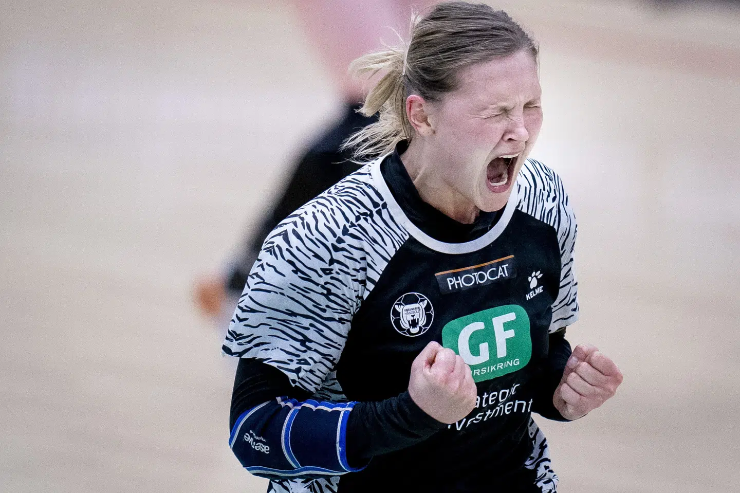 Maria Lykkegaard og København Håndbold mangler en enkelt kamp før en kamppause på over en måned inden et Final 4-stævne i pokalturneringen. Liselotte Sabroe/Ritzau Scanpix