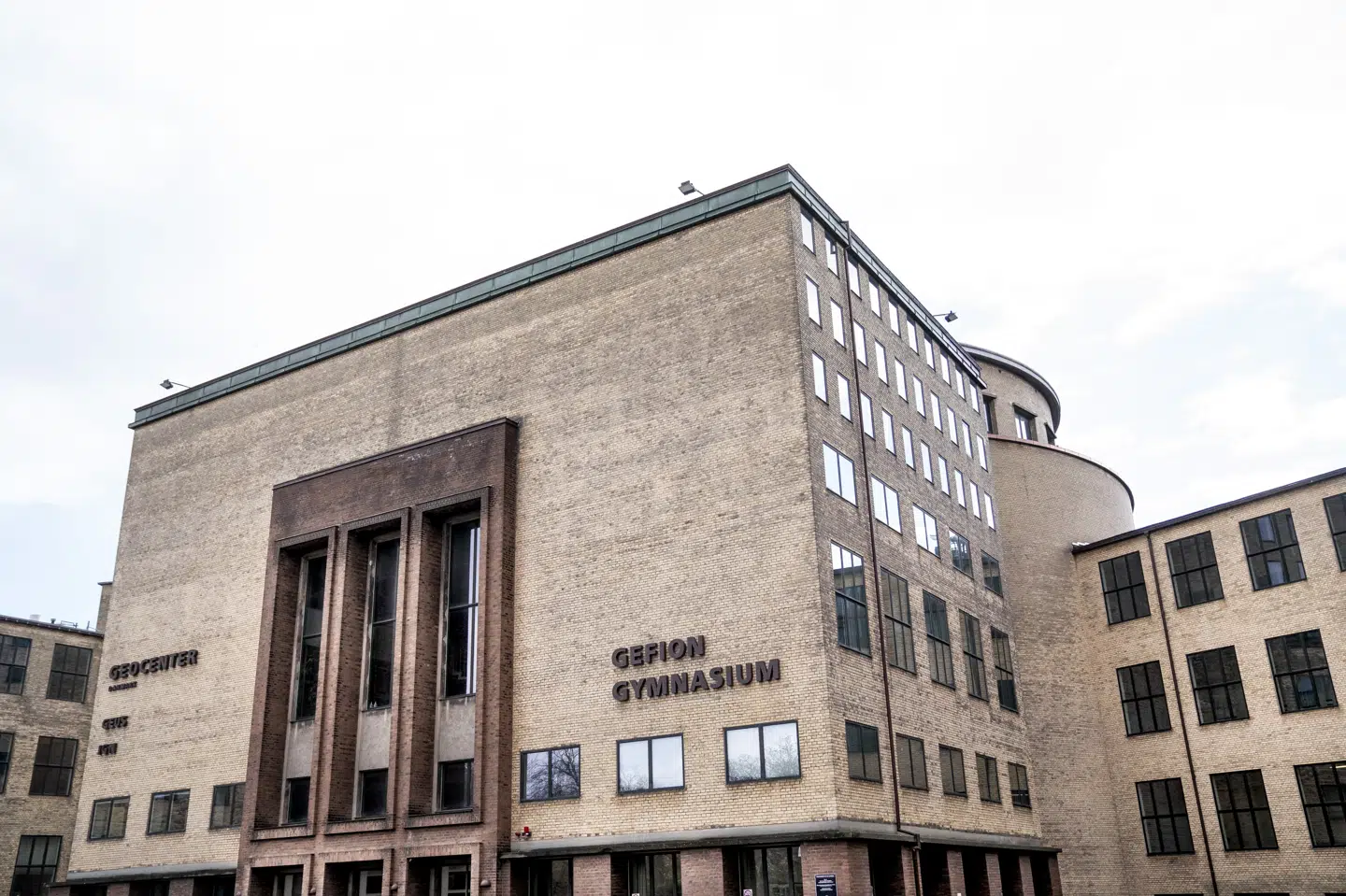 Gefion Gymnasium i København måtte sende sine 1250 elever hjem i næsten to uger, selv om ikke en eneste elev havde været konstateret smittet i ugevis. Liselotte Sabroe/Ritzau Scanpix