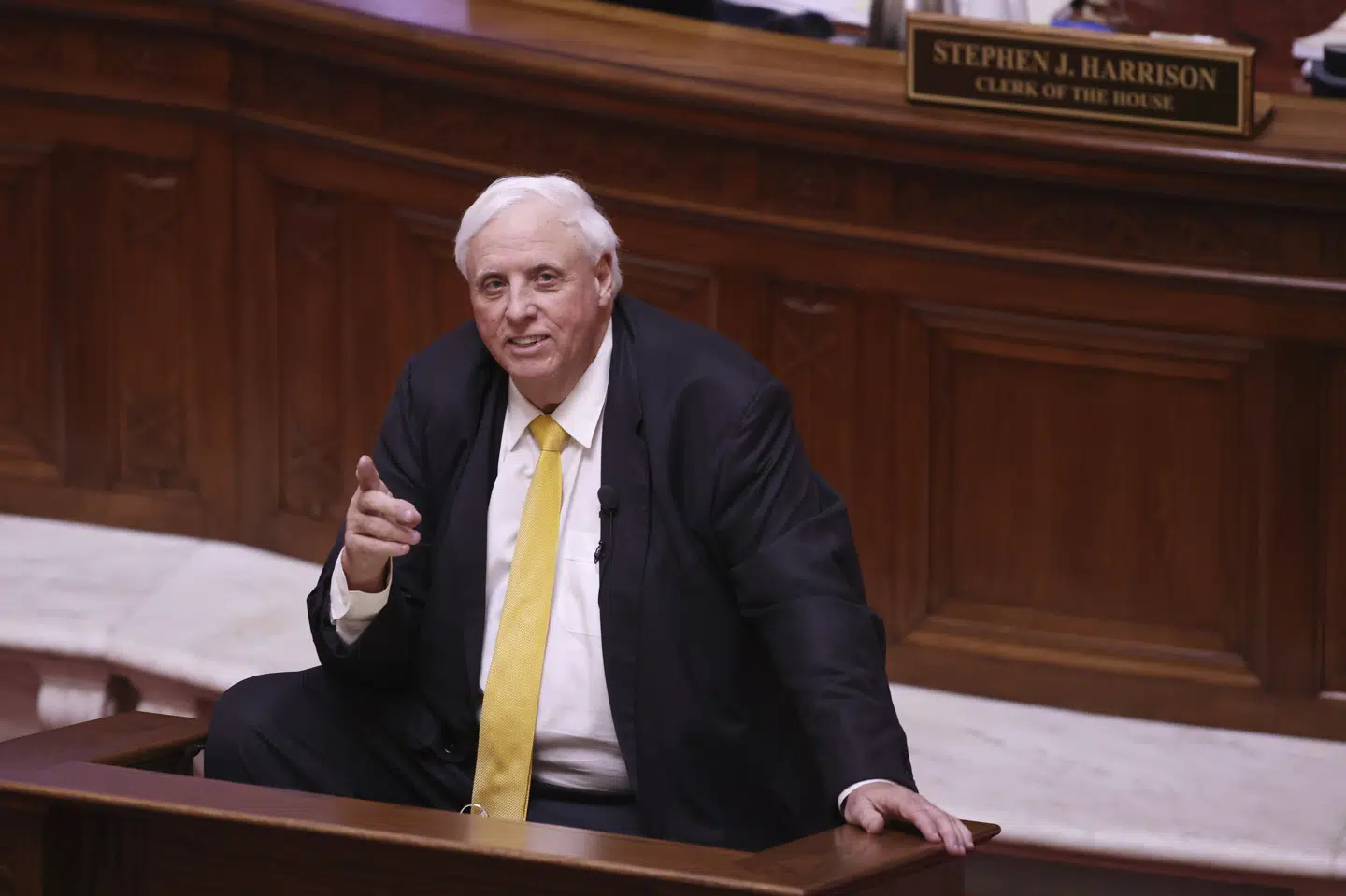 Ifølge Jim Justice har omkring 52 procent af delstatens borgere fået mindst et stik med en coronavaccine. Men omkring 40 procent skulle være tøvende med at takke ja, siger guvernøren. (Arkivfoto). Chris Jackson/Ritzau Scanpix