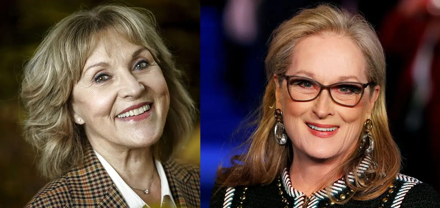 Susse Wold og Meryl Streep.