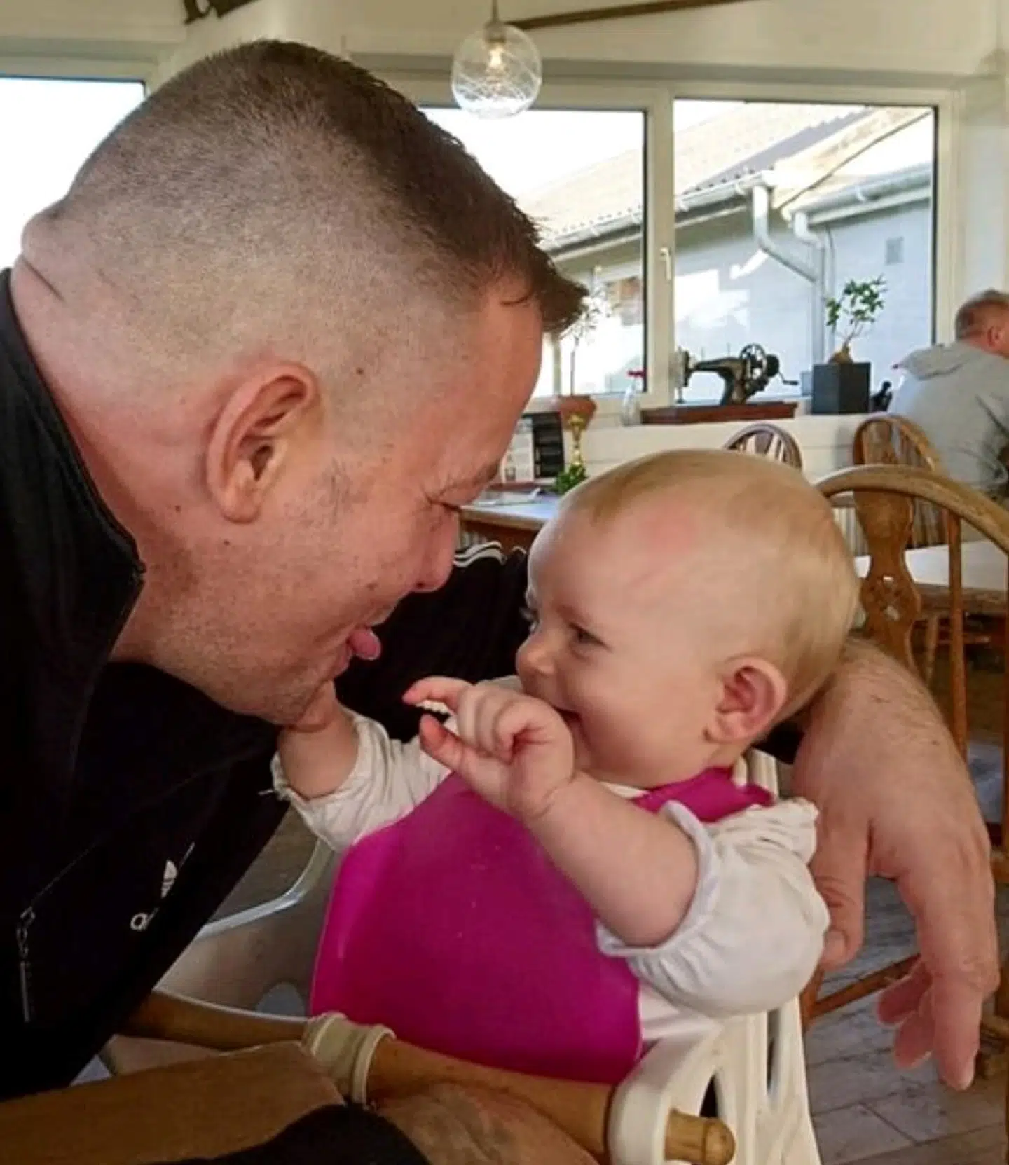 Jimmy Lillelund og datteren Melanie.