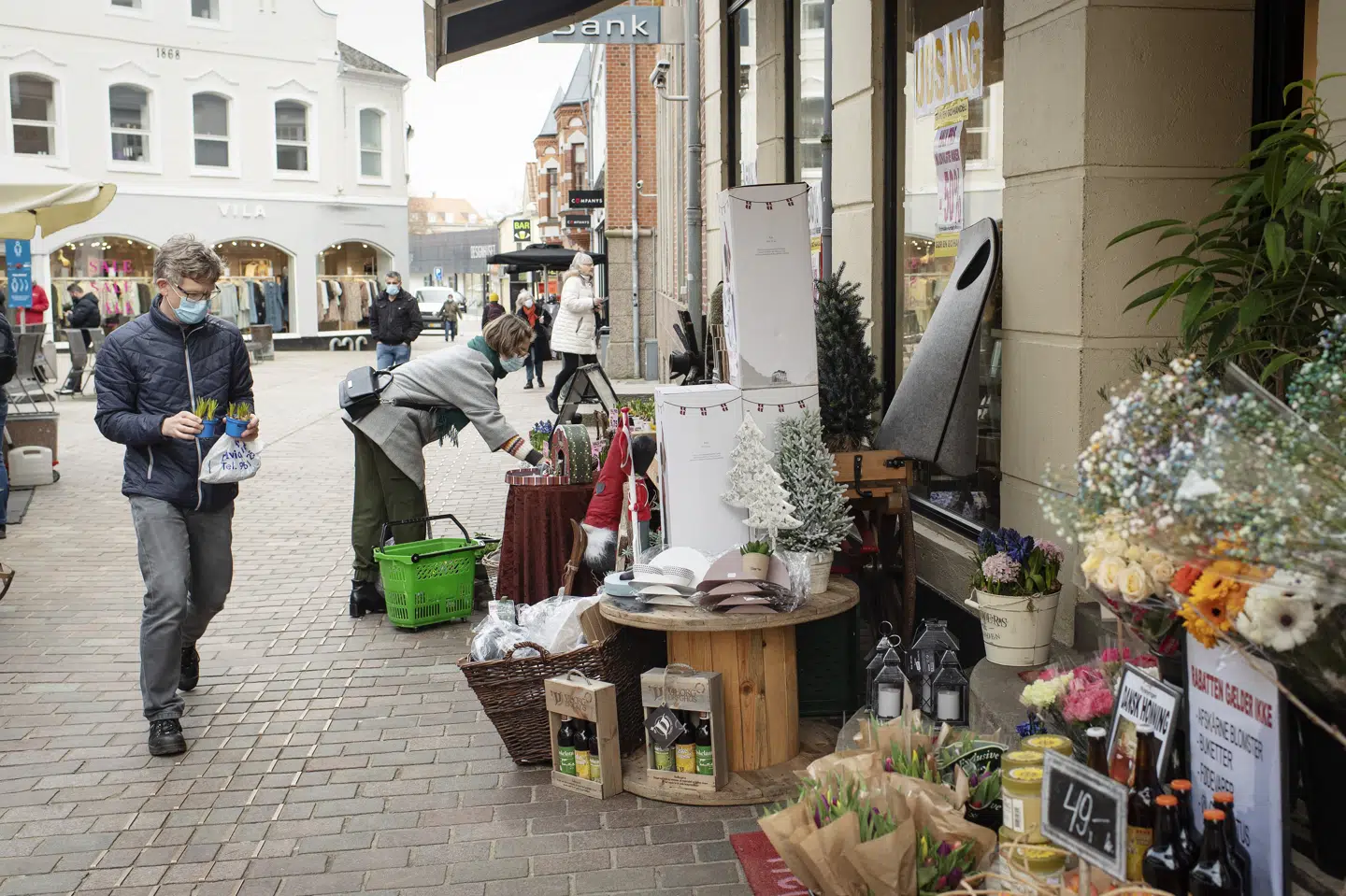 De fleste butikker fik lov at genåbne 1. marts. (Arkivfoto) Bo Amstrup/Ritzau Scanpix
