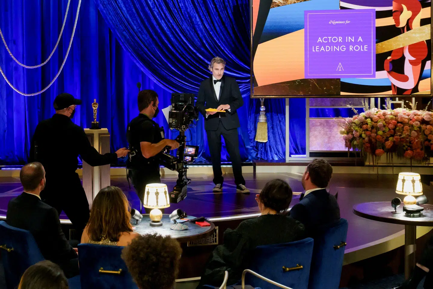 Verdens mest fornemme filmpris blev uddelt i Hollywood natten til mandag, hvor en række coronaregler skulle overholdes. A.m.p.a.s/Reuters