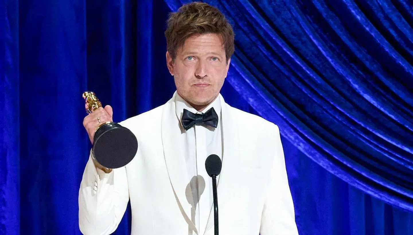Tomas Vinterberg var meget rørt under sin takketale.