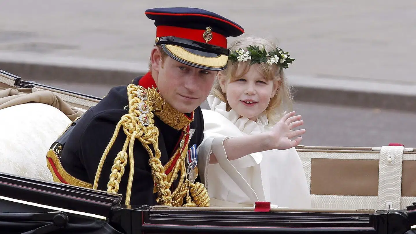 Som syvårig var lady Louise brudepige ved Kate og Williams bryllup.