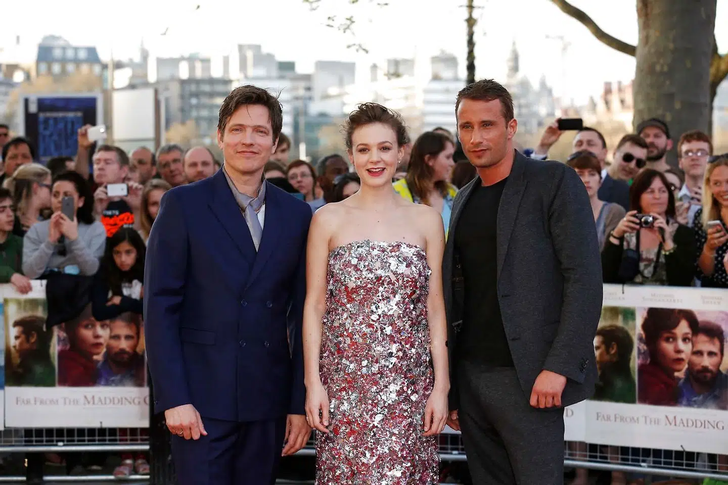 Thomas Vinterberg med skuespilleren Carey Mulligan, som han arbejde med på filmen Far from the Madding Crowd.