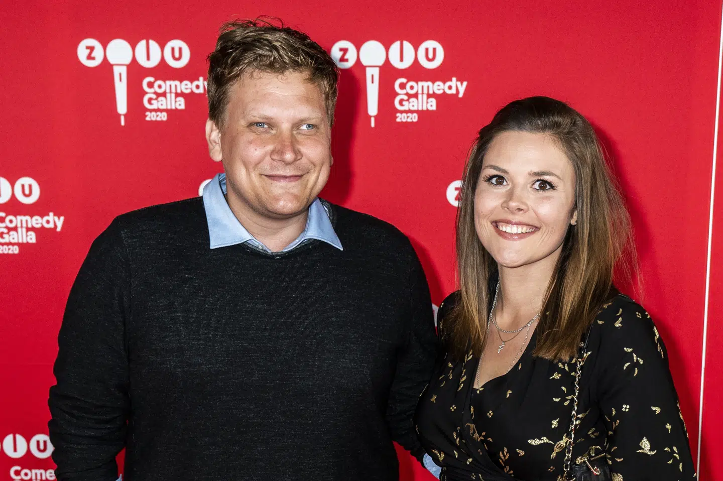 Heino Hansen og hustruen Cecilia gæstede Zulu Comedy Galla i august og afslørede den søde hemmelighed, da de lod sig forevige på den røde løber. (Arkivfoto) Martin Sylvest/Ritzau Scanpix