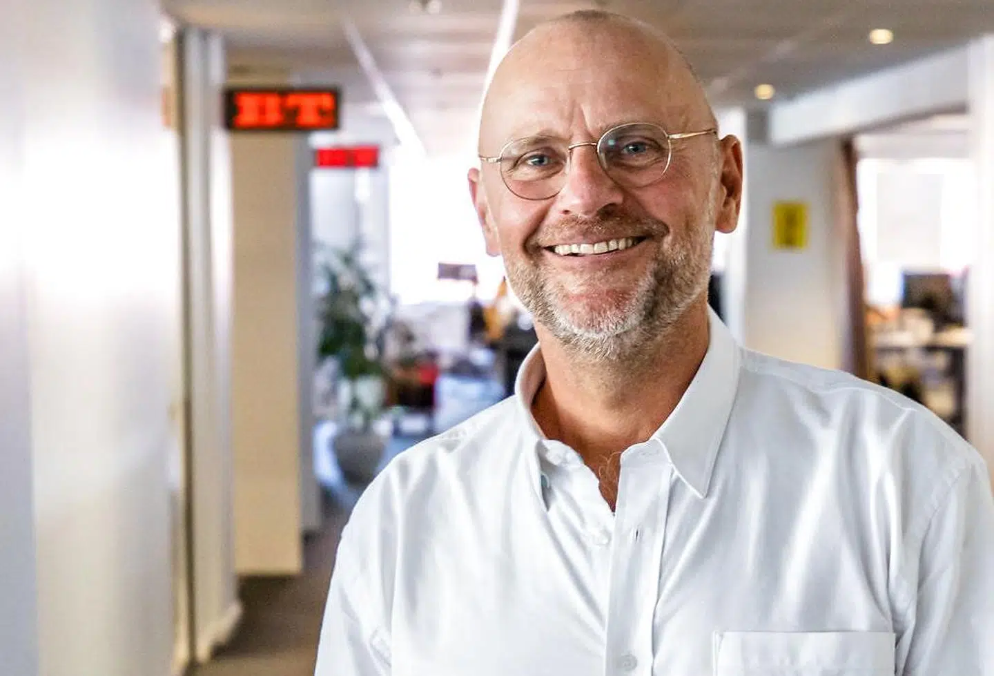 Portræt billeder af Henrik Qvortrup på BT redaktionen. August 2020