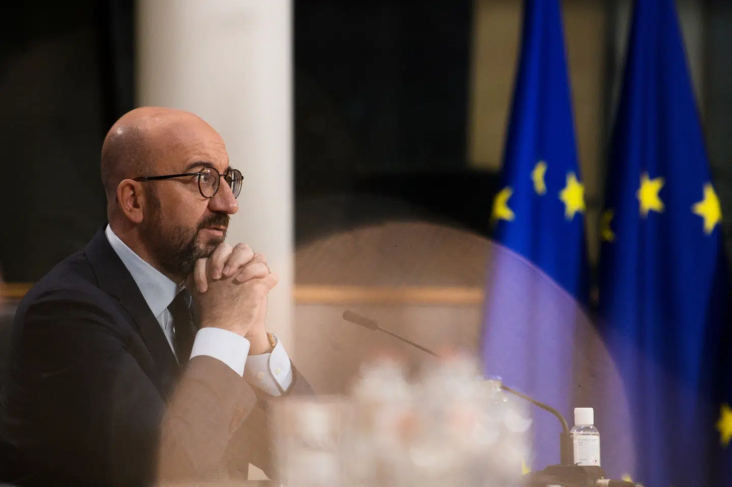 Charles Michel mener, at der er behov for et fysisk topmøde i Bruxelles, efter at EU's stats- og regeringschefer har holdt en række møder på video det seneste år. Johanna Geron/Ritzau Scanpix