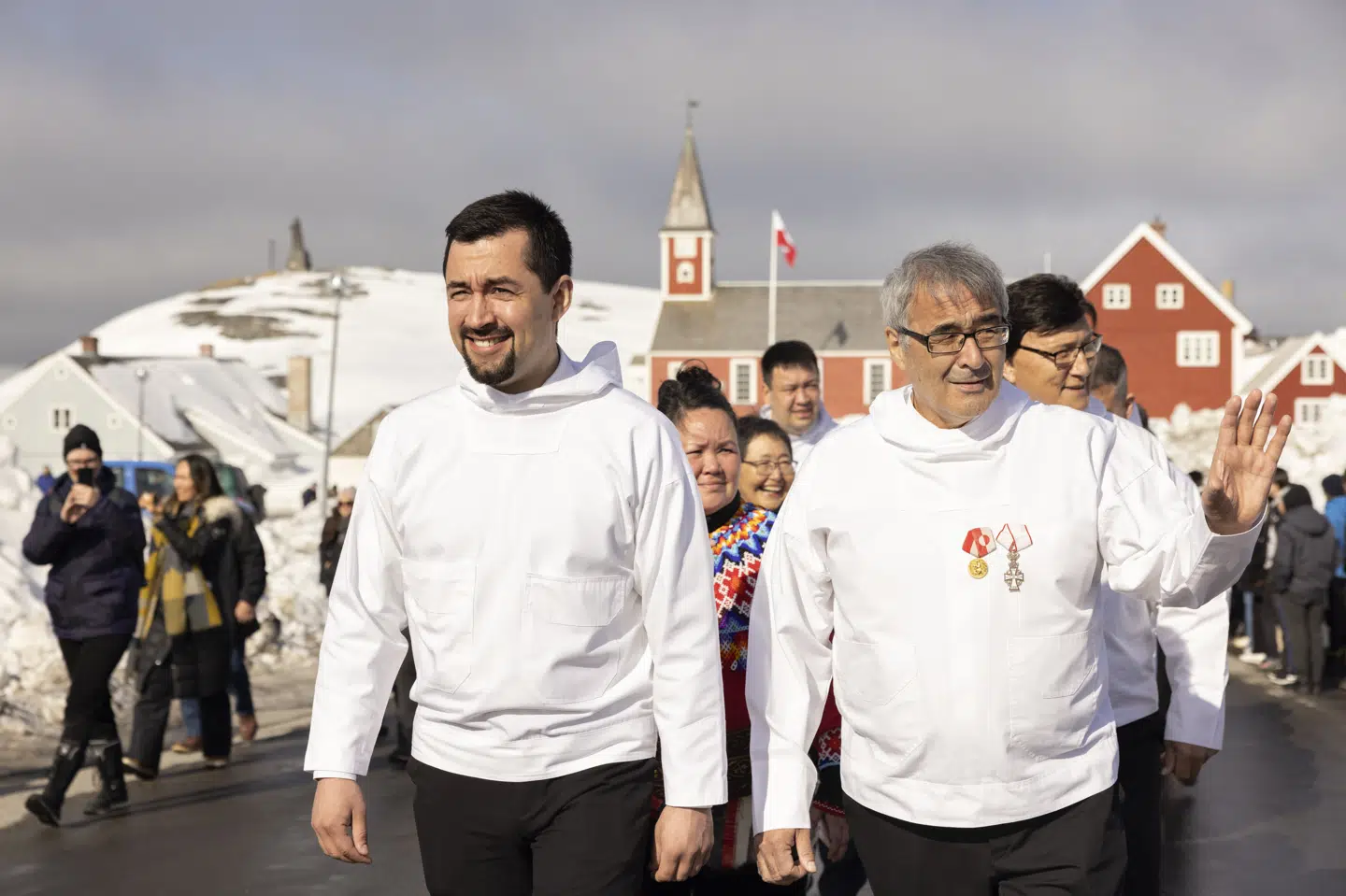 Formand for partiet Inuit Ataqatigiit Múte B. Egede blev fredag eftermiddag dansk tid valgt som ny formand for det grønlandske selvstyre. Christian Klindt Sølbeck/Ritzau Scanpix