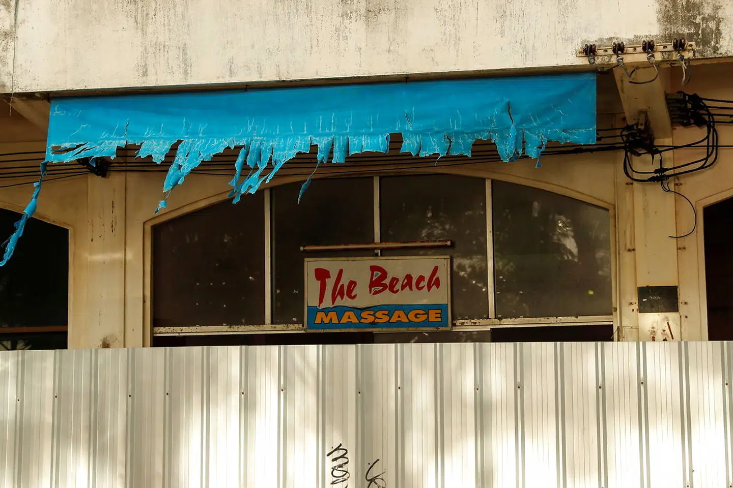 En forladt massage-butik.