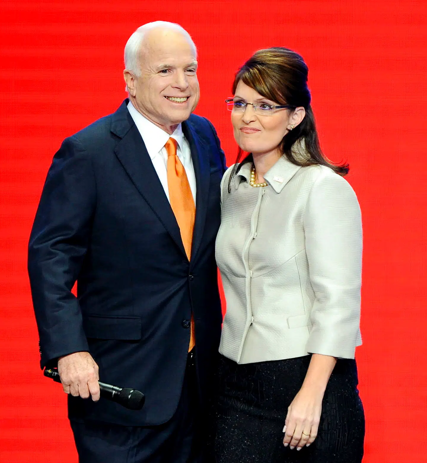 Sarah Palin og John McCain.