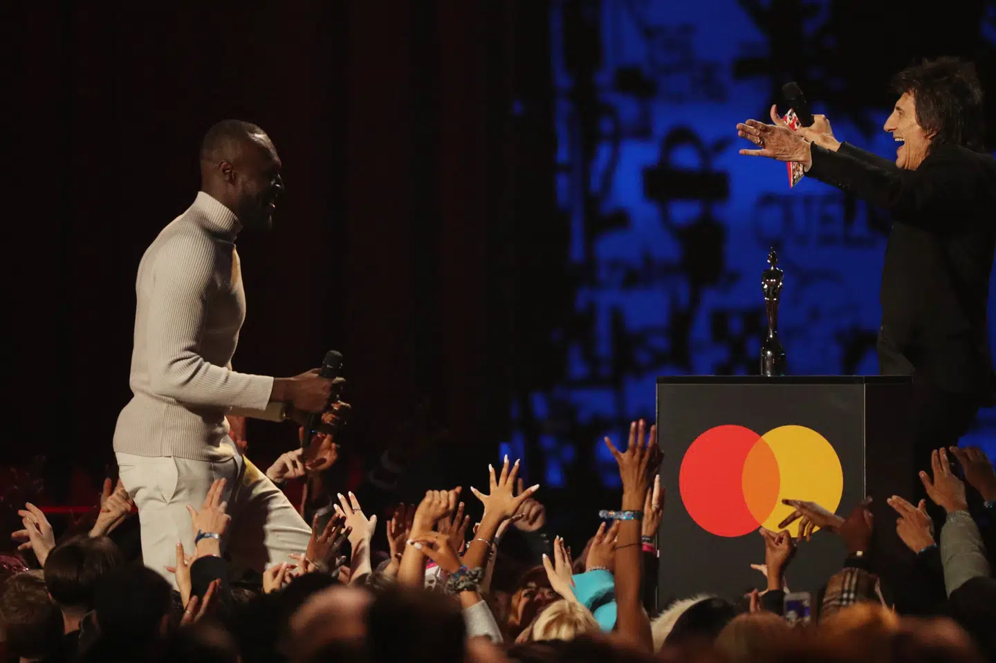 Brit Awards som showet så ud i februar sidste år, inden Storbritannien og resten af verden kort efter lukkede ned som følge coronapandemien. (Arkivfoto) Hannah Mckay/Reuters