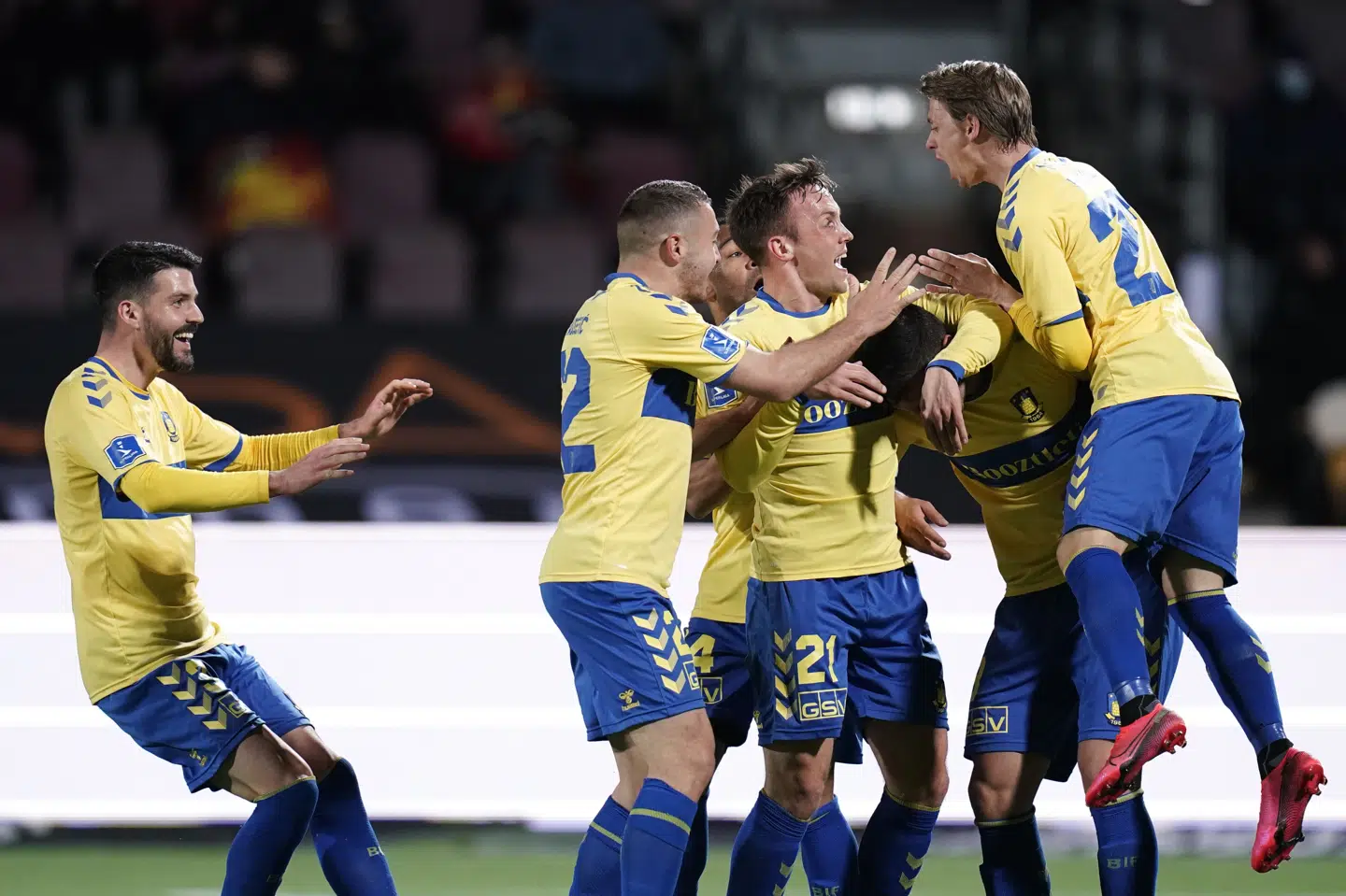 Brøndby vandt for første gang i fem kampe, da FC Nordsjælland blev slået 3-0. Liselotte Sabroe/Ritzau Scanpix