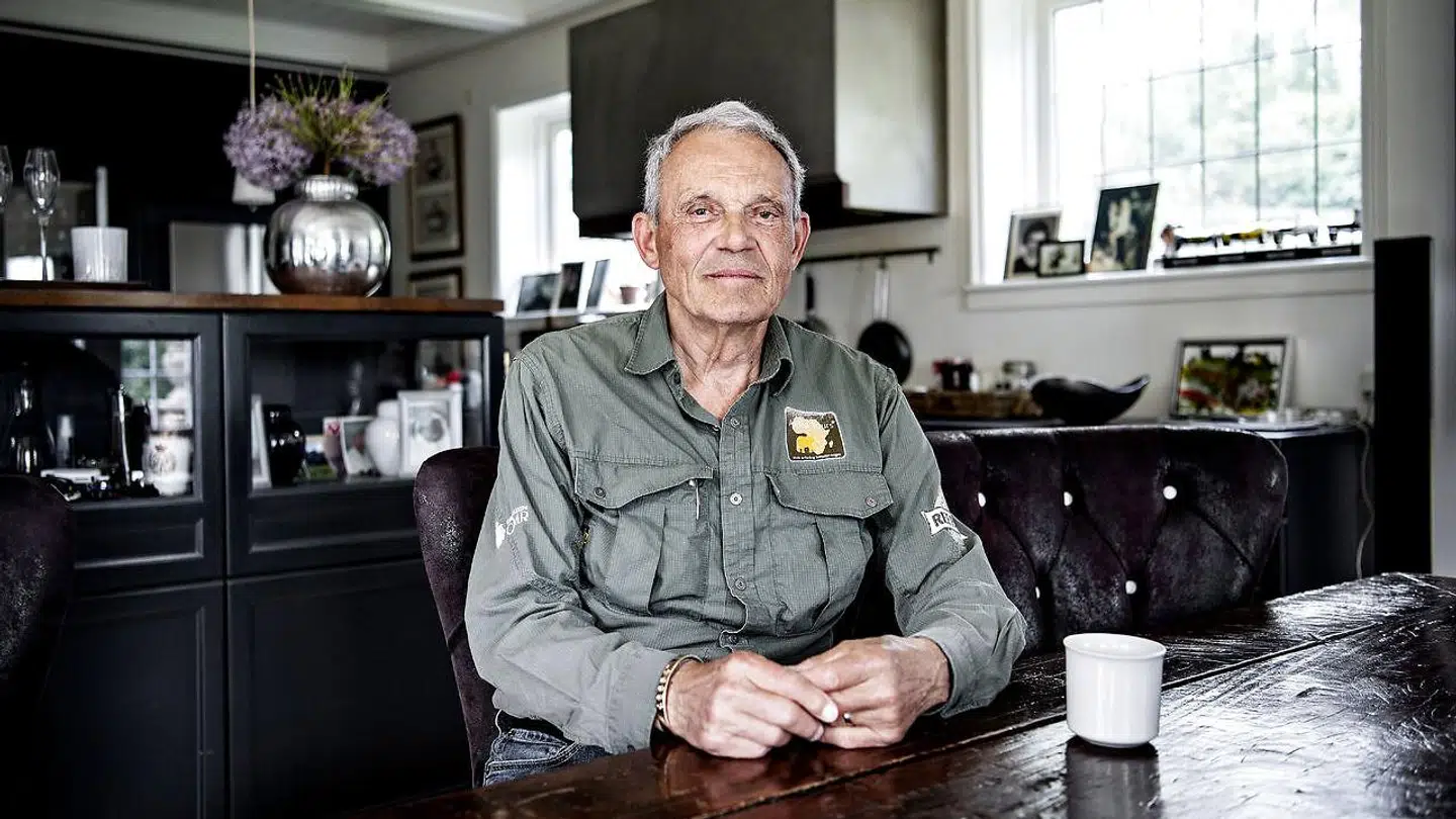 Karsten Ree i sit hjem.