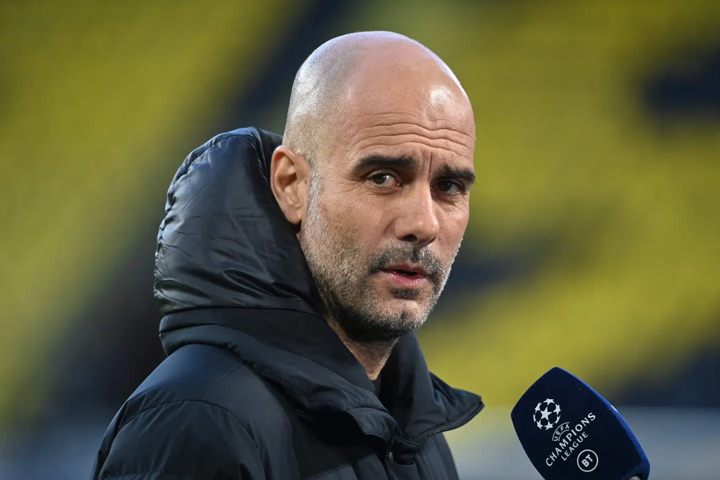 Manchester City-manager Pep Guardiola ytrede sig negativt om den kommende European Super League. Nu trækker klubben sig fra projektet. Ina Fassbender/Ritzau Scanpix