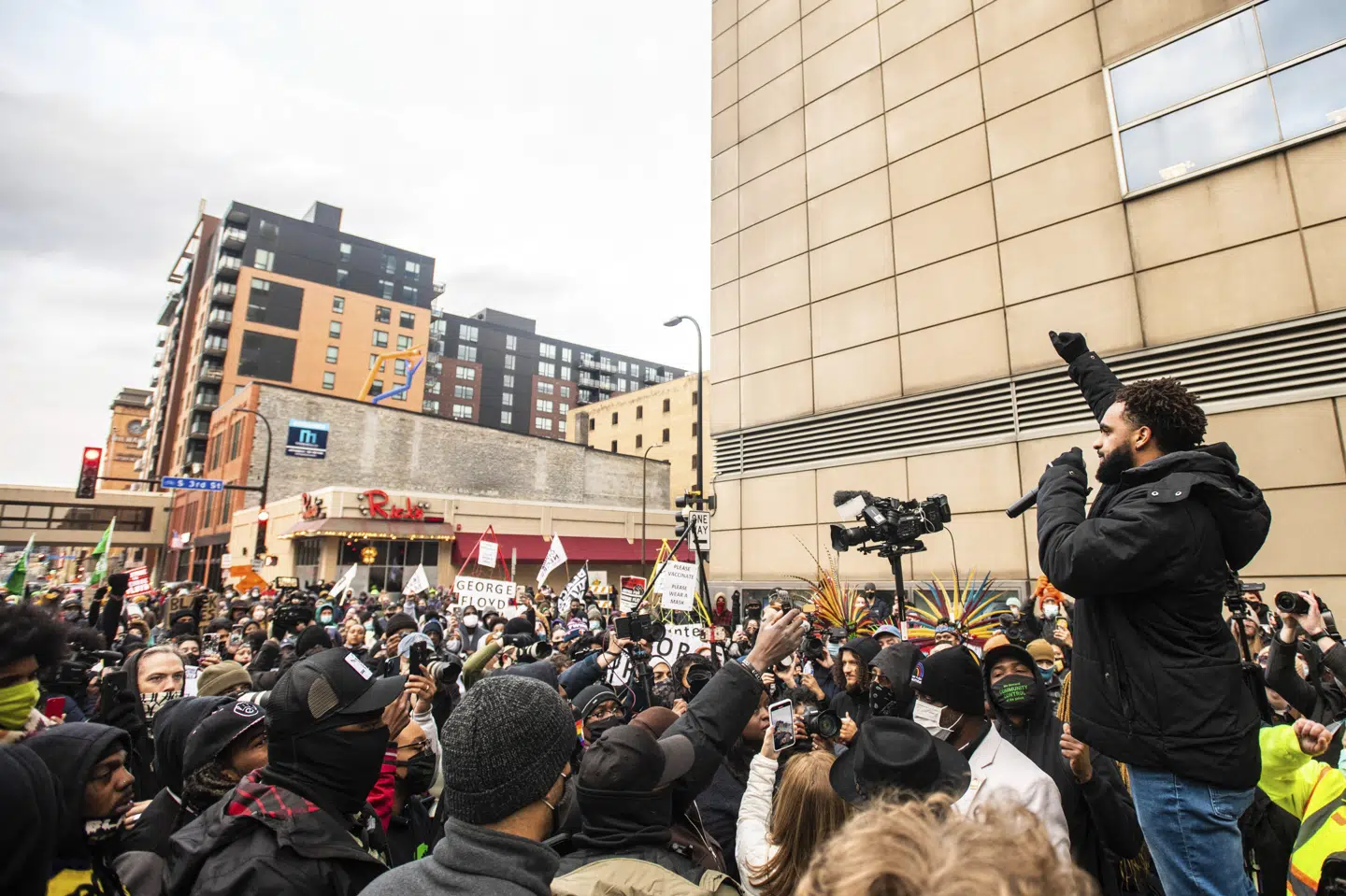 Retssagen om George Floyds død er blevet fulgt tæt i USA og i Minnesota, hvor han mistede livet. Imagesspace/Mediapunch/Ritzau Scanpix