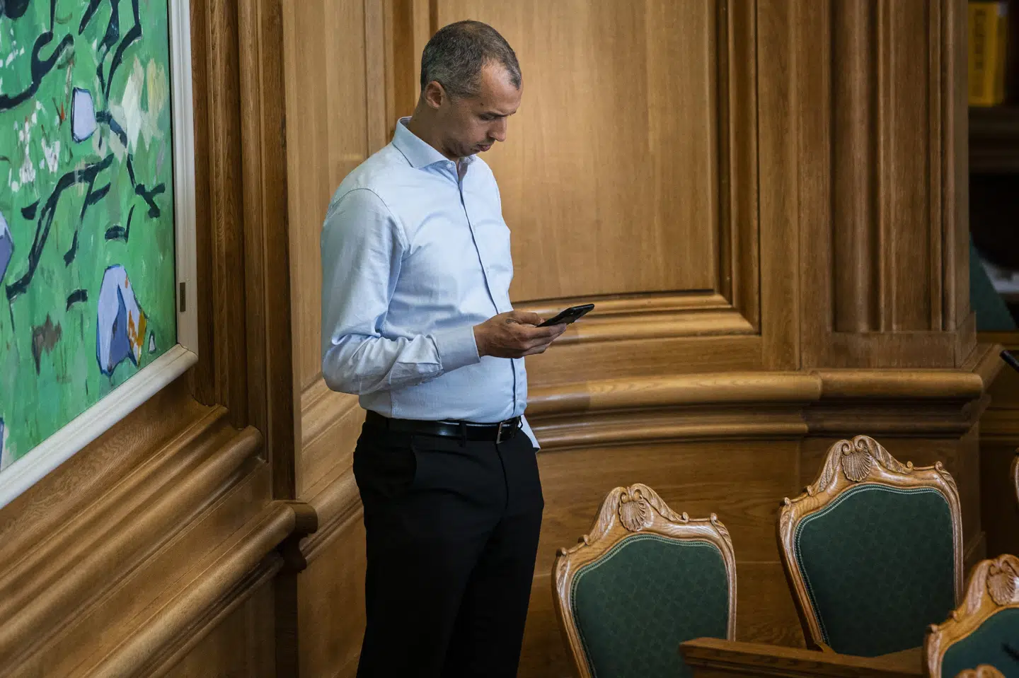 Udlændinge- og integrationsminister Mattias Tesfaye (S) har tirsdag præsenteret en politisk aftale sammen med Venstre, De Konservative og Liberal Alliance, der gør det sværere for udlændinge og få dansk statsborgerskab. (Arkivfoto) Martin Sylvest/Ritzau Scanpix