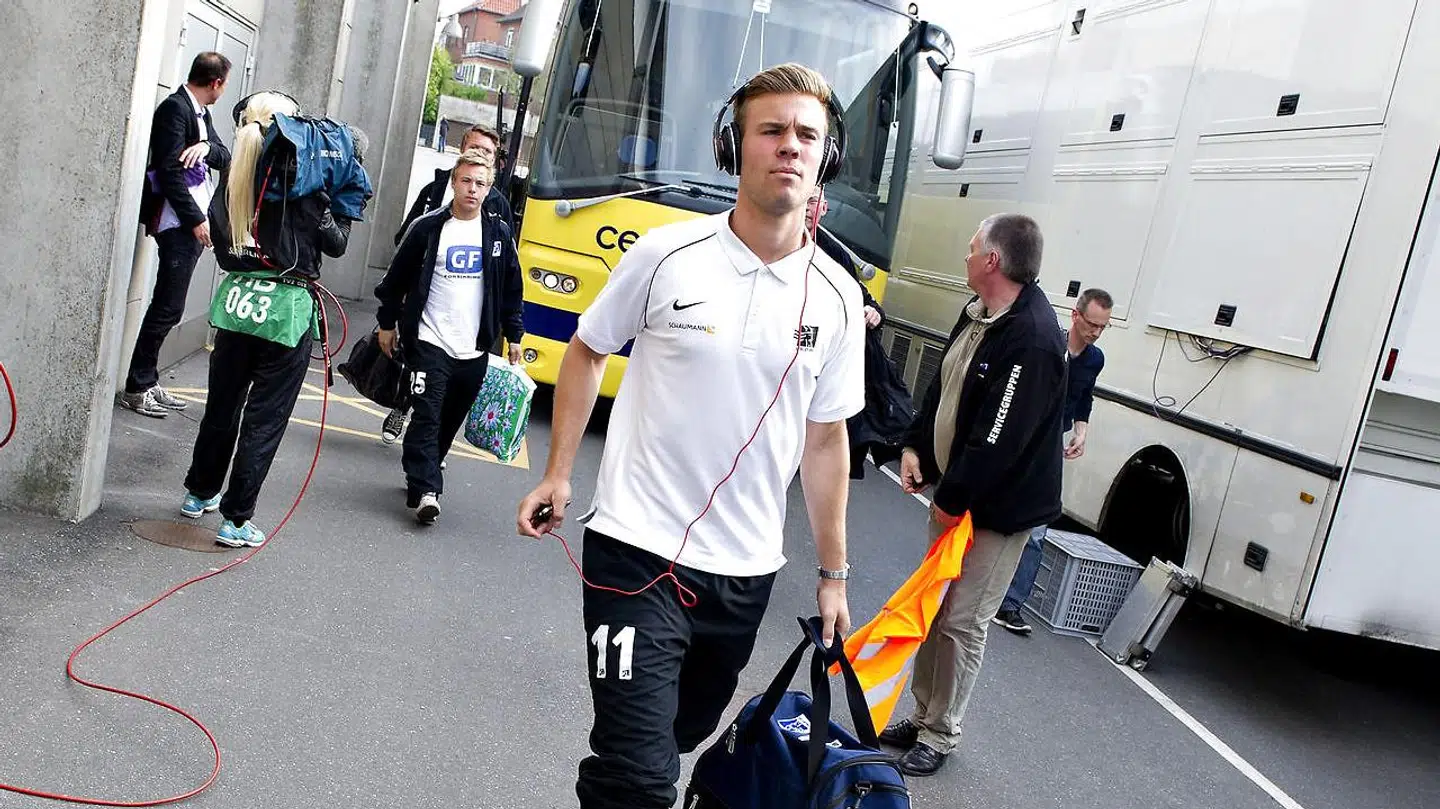 Patrick Mortensen husker tilbage på sin tid i Lyngby, hvor en vild bytur var ved at koste dyrt.